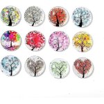 Lot de 12 aimants pour réfrigérateur arbre de vie - aimants de bureau, autocollants effaçables à sec, ... Lot de 12 aimants pour réfrigérateur arbre de vie - aimants de bureau, autocollants effaçables à sec, ...