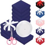 Lot de 12 botes cadeaux en carton avec ruban tach et ciseaux, botes de rangement pour bijoux avec ...