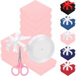 Lot de 12 botes cadeaux en carton avec ruban tach et ciseaux, botes de rangement pour bijoux avec ...