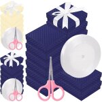 Lot de 12 botes cadeaux en carton avec ruban tach et ciseaux, botes de rangement pour bijoux avec ...