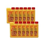 Lot de 12 décapants de laitance du ciment - sika décap - ambré - 500ml Lot de 12 décapants de laitance du ciment - sika décap - ambré - 500ml