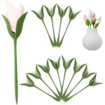 Lot de 12 porte - serviettes bloom et porte - serviettes serviette avec ronds de serviette en boutons ...