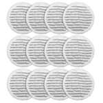Lot de 12 tampons pour balai vapeur shark s7000amz, s7001, s7001tgt, s7000 series steam & scrub all - ...