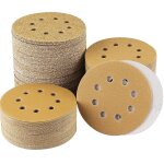 Lot de 120 feuilles de disque abrasif 125mm, 8 trous disque poncage 125mm, disque a poncer 125mm (grain ... Lot de 120 feuilles de disque abrasif 125mm, 8 trous disque poncage 125mm, disque a poncer 125mm (grain ...