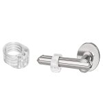 Lot de 15 butoirs de poign�e de porte, transparents pour prot�ger les murs et les meubles (en forme de ...