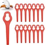 Lot de 15 lames compatible pour ferrex aldi far 20 - i coupe bordure, lames de rechange pour coupe bordure ...