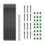 Lot de 18 arceaux de jardin pour tunnel de filet, arceaux de jardin, cadre de serre, tunnel flexible, ... Lot de 18 arceaux de jardin pour tunnel de filet, arceaux de jardin, cadre de serre, tunnel flexible, ...