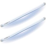 Lot de 2 ampoules de rechange fsl bl t8 f15w pour tue - mouches - tubes uv 17 pouces pour tue - mouches ...