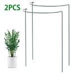 Lot de 2 anneaux de support en métal pour plantes ¿ tuteurs de jardin durables pour arbustes, vignes ... Lot de 2 anneaux de support en métal pour plantes ¿ tuteurs de jardin durables pour arbustes, vignes ...
