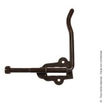 Lot de 2 arrts  poigne acier poxy, h. 40 x p. 210 mm