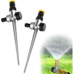 Lot de 2 arroseurs de jardin, irrigateur arroseur, arroseur de pelouse automatique rotatif à 360, pour ... Lot de 2 arroseurs de jardin, irrigateur arroseur, arroseur de pelouse automatique rotatif à 360, pour ...