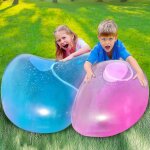 Lot de 2 ballons gonflables geants pour enfants, jouets d'exterieur, ballons d'eau reutilisables, ballons ...