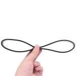 Lot de 2 bandes de caoutchouc pour scie a ruban, pieces de rechange pour molette de defilement