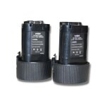 Lot 2 batteries li - ion vhbw 2000mah 10. 8v pour outils jr102, jr102d, jr102dz, jr102dwe, uh200dz, bmr102 ...