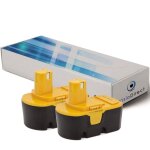 Lot de 2 batteries pour ryobi ccw180l tron�onneuse 3000mah 18v - visiodirect -