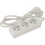 Lot de 2 blocs multiprises 3g 1 mm dhome - sans interrupteur