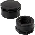 Lot de 2 bouchons femelles 1 1 / 4  �� visser pour tuyau d'arrosage syst��me goutte �� goutte - pression ...