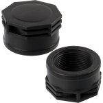 Lot de 2 bouchons femelles 1 1 / 4   visser pour tuyau d'arrosage systme goutte  goutte - pression ...