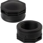 Lot de 2 bouchons femelles 1 1 / 2   visser pour tuyau d'arrosage systme goutte  goutte - pression ...