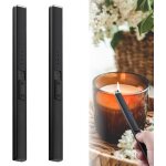 Lot de 2 briquets a tige rechargeables par usb - long briquet tempête - allume - bougie electrique - ... Lot de 2 briquets a tige rechargeables par usb - long briquet tempête - allume - bougie electrique - ...