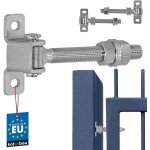 Lot de 2 charnières de portail réglables m16 - 130 mm - en acier galvanisé - avec plaque de fixation ... Lot de 2 charnières de portail réglables m16 - 130 mm - en acier galvanisé - avec plaque de fixation ...