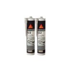 Lot de 2 colles mastic sika sikaflex 522 caravan - blanc - 300ml