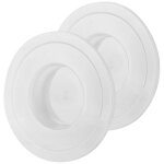 (lot de 2) - couvercles de bol pour melangeur kitchenaid 6 litres - modeles kv25g et kp2