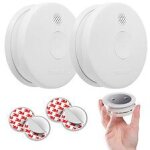 Lot de 2 d�tecteurs de fum�e nf autonomie 5 ans garantie 3 ans - 5tc1292 - 6 + supports aimant�s - siemens ...