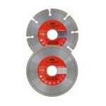 Lot 2 disque diamant� 115 mm mat�riaux carrelage b�ton brique parpaing scid
