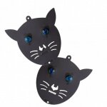 Lot de 2 effaroucheurs tte de chat