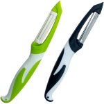 Lot de 2 plucheurs  1 caractre, idal pour plucher les pommes de terre, les carottes et divers lgumes ...