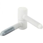 Lot de 2 fiches à visser hettich, acier laqué, h. 36 x l. 15 mm Lot de 2 fiches à visser hettich, acier laqué, h. 36 x l. 15 mm