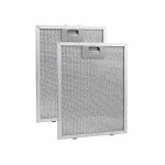 Lot de 2 filtres pour hotte aspirante, en aluminium, pour hotte aspirante de cuisine