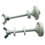 Lot de 2 fixations pour fixer le rservoir de wc sur la cuvette