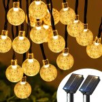 Lot de 2 guirlande solaire exterieur, 10m 30led guirlande lumineuse exterieure solaire ip65 etanche, ... Lot de 2 guirlande solaire exterieur, 10m 30led guirlande lumineuse exterieure solaire ip65 etanche, ...