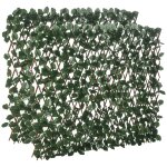 Lot de 2 haies artificielles feuilles de lierre - treillis extensible - brise - vue canisse v�g�tale ...