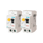 Lot de 2 interrupteurs diff�rentiels auto 40a type � 30ma, pfgm, borne � ressort eaton