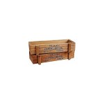 Lot de 2 jardini�res rectangulaires en bois pour plantes succulentes d'int�rieur et d'ext�rieur, 22, ...