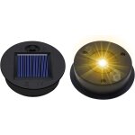 Lot de 2 lampes solaires de rechange - couvercle de 7 cm - 7 lumens - led blanc chaud - etanche - pour ... Lot de 2 lampes solaires de rechange - couvercle de 7 cm - 7 lumens - led blanc chaud - etanche - pour ...
