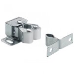 Lot de 2 loqueteaux à pression acier hettich, l. 28 x l. 33 mm Lot de 2 loqueteaux à pression acier hettich, l. 28 x l. 33 mm