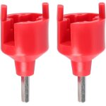 Lot de 2 mandrins de perceuse pour clture lectrique, cl  mandrin en plastique pour poteau de clture ...