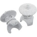 Lot de 2 mini lanternes en pierre japonaise - dcoration de jardin - dcoration de jardin - bonsa - ...