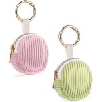 Lot de 2 mini pochette bijoux voyage mini boite a bijoux fille femme rangement boucle d'oreille en velours ...