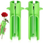 Lot de 2 outils pour enlever les pines de rose, nettoyeur de fleurs, coupe - pines, outil pour enlever ...