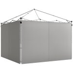 Lot de 2 panneaux lat�raux barnum tonnelle 6x3 m ou 3x3 m oxford gris