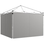 Lot de 2 panneaux lat�raux barnum tonnelle 6x3 m ou 3x3 m oxford gris