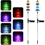 Lot de 2 phares solaires à led - lampes solaires d'extérieur étanches - décoration de jardin - eclairage ... Lot de 2 phares solaires à led - lampes solaires d'extérieur étanches - décoration de jardin - eclairage ...