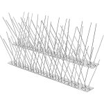 Lot de 2 pics anti - pigeons, r�pulsif en acier inoxydable durable pour oiseaux et chats