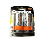 Lot de 2 piles lr20 r20 d rechargeables 1. 2v ni - mh camelion 2500mah