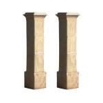 Lot de 2 piliers de portail  tradition  - 41 x 41 x 200 cm